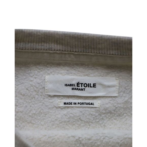 Pre Loved Isabel Marant Vintage Logo Sweatshirt Long Sleeves Women grey - Picture 5 of 8